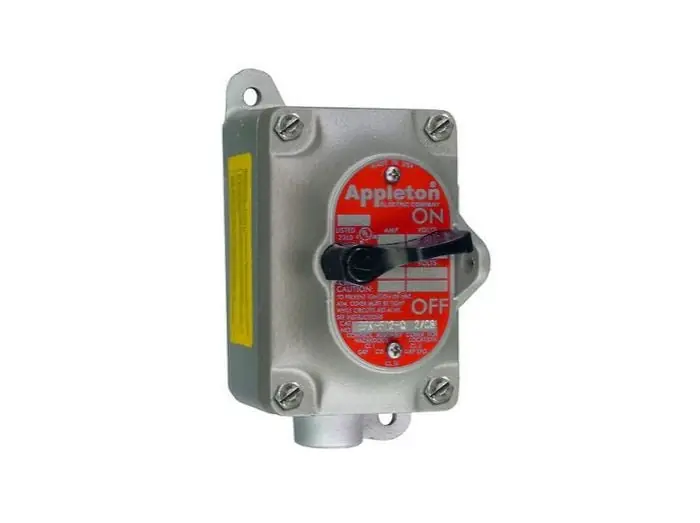 Appleton EFSC275-F13 1P 2-Gang 30A Switch