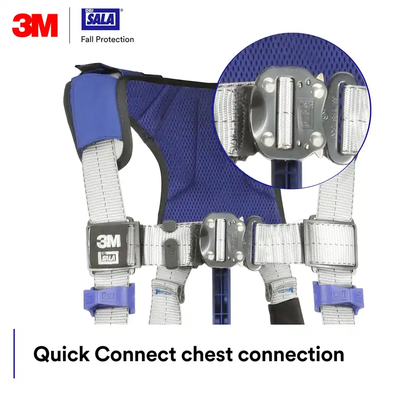 3M 1401120 dbi-sala ExoFit X100 Comfort Construction Positioning Safety Harness Small