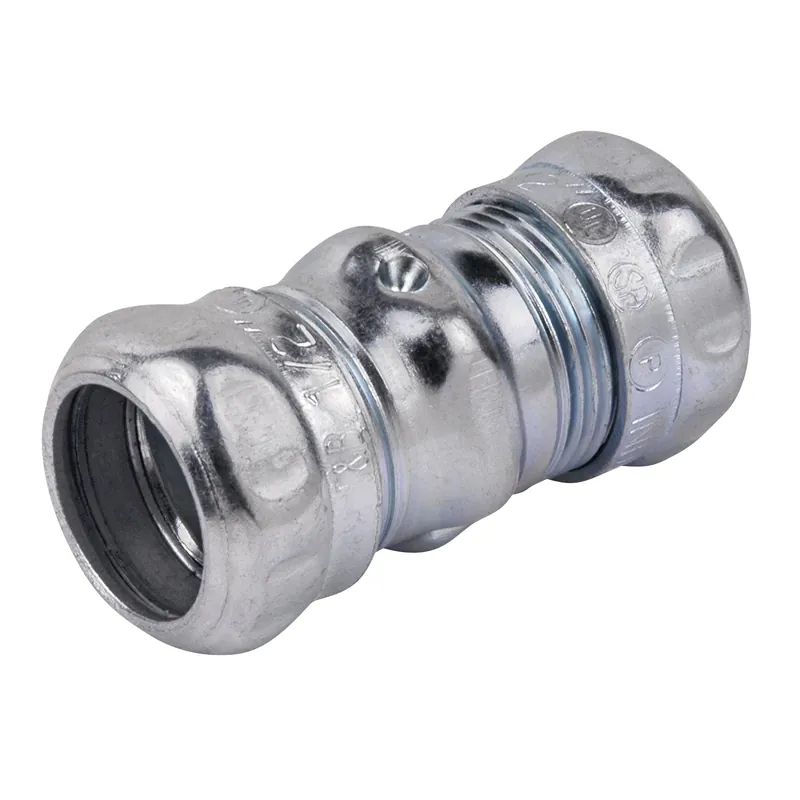 Steel City TK1110A 4 inches EMT Compression Coupling, Steel