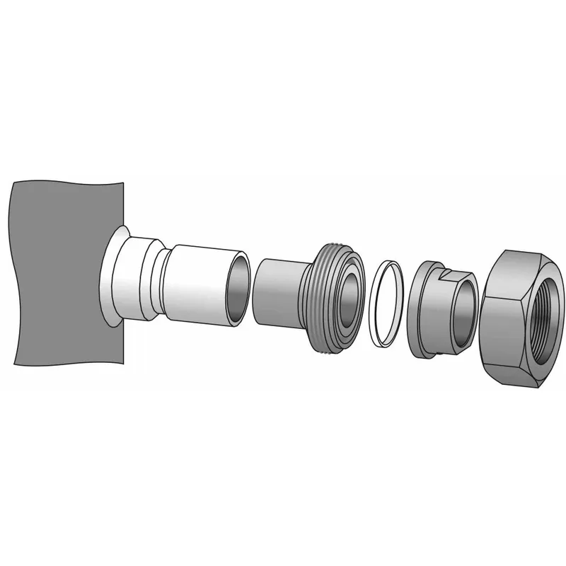 Danfoss 120Z0127 connector solder sleeve adapter set