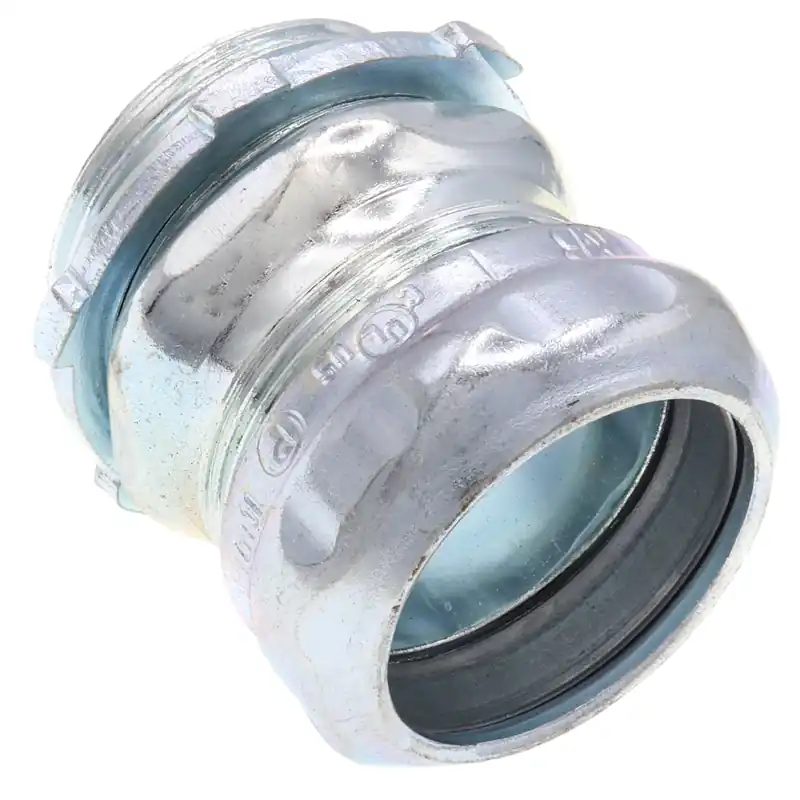 Steel City TC113A 1 inches EMT Compression Connector Steel Non-Insulated