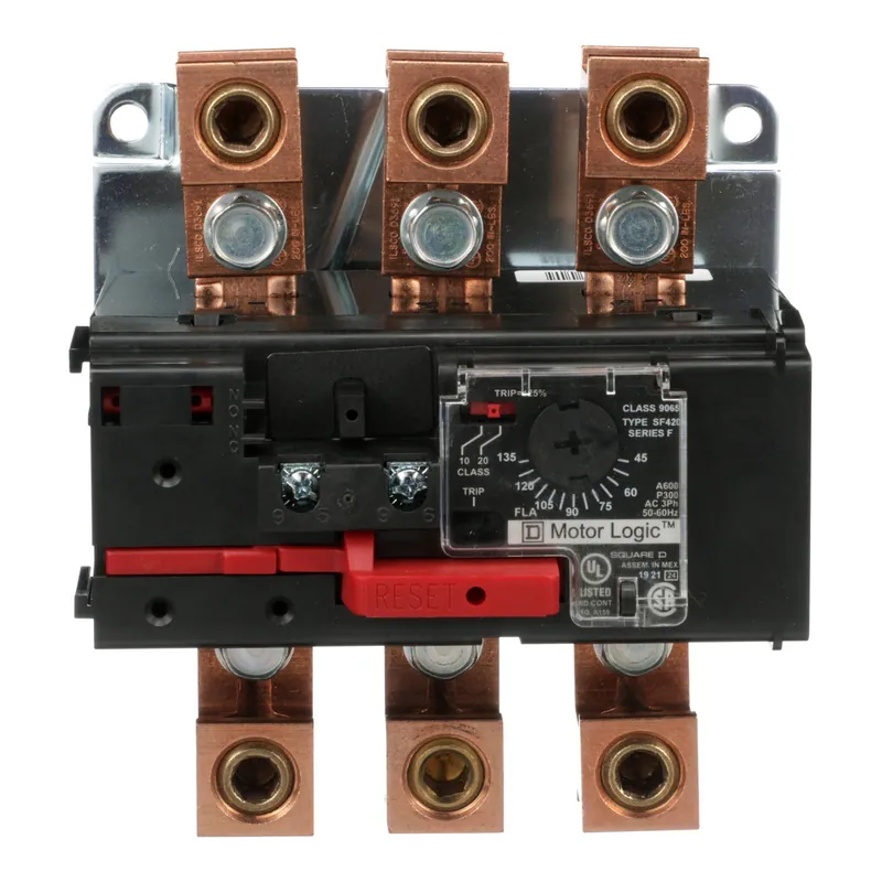 Square D 9065SF420 600 VAC 45 to 135 Amp 3-Phase Size 4 NEMA Solid State Thermal Overload Relay