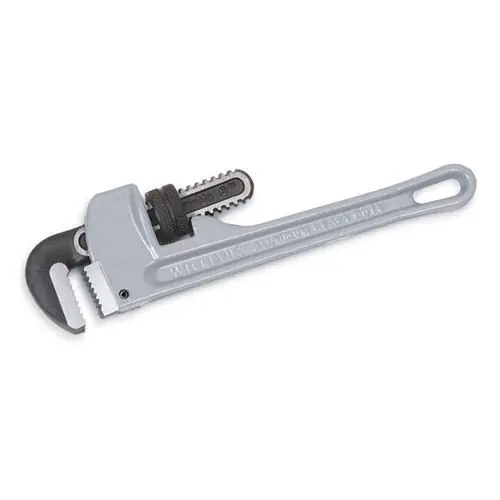 Williams JHW13504 Pipe Wrench, Heavy-Duty, 12 Inch OAL, Aluminum