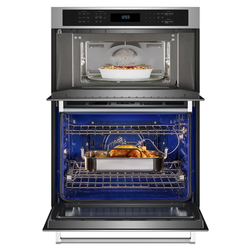 KitchenAid KOEC530PSS Combination Microwave Wall Oven with Air Fry Mode 30 in