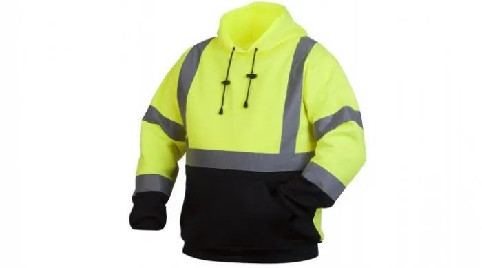 Pyramex RSSH3210-4XL Type R - Class 3 Hi-Vis Lime Sweatshirt