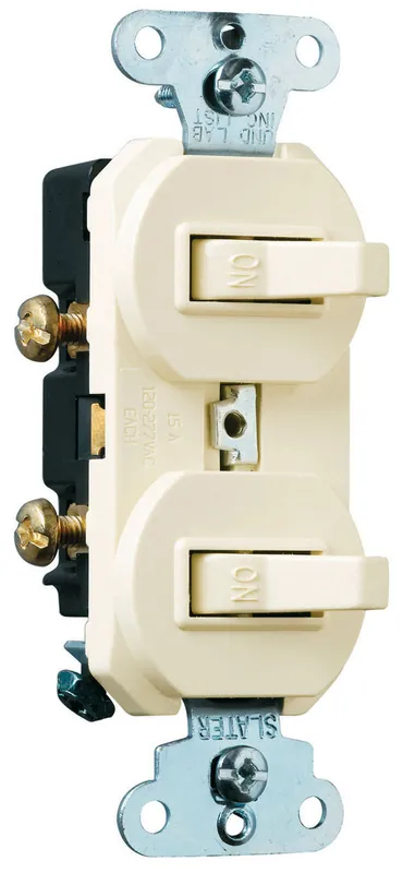 Legrand Pass & Seymour 696-LAG Combo 2Sw 1P 3W 15A 120/277V La