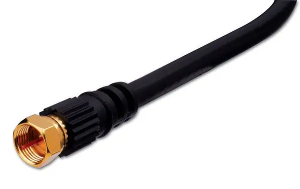 Vanco FFRG6U3 RG6 "F" Type Plug to "F" Type Plug Coaxial Cable 3 ft