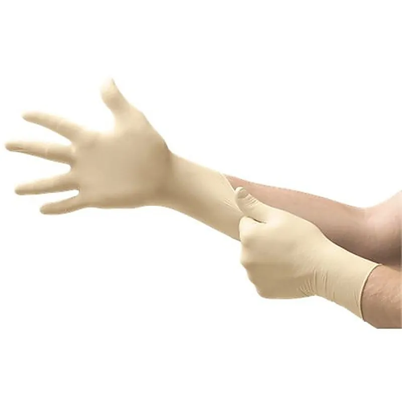 Ansell L923-L E-GripMax Latex Ambidextrous Non-Sterile Exam Grade Powder-Free Gloves Large