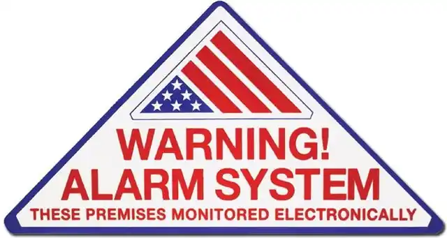 Elk Elk-998-05 Alarm Decals (5 PK)