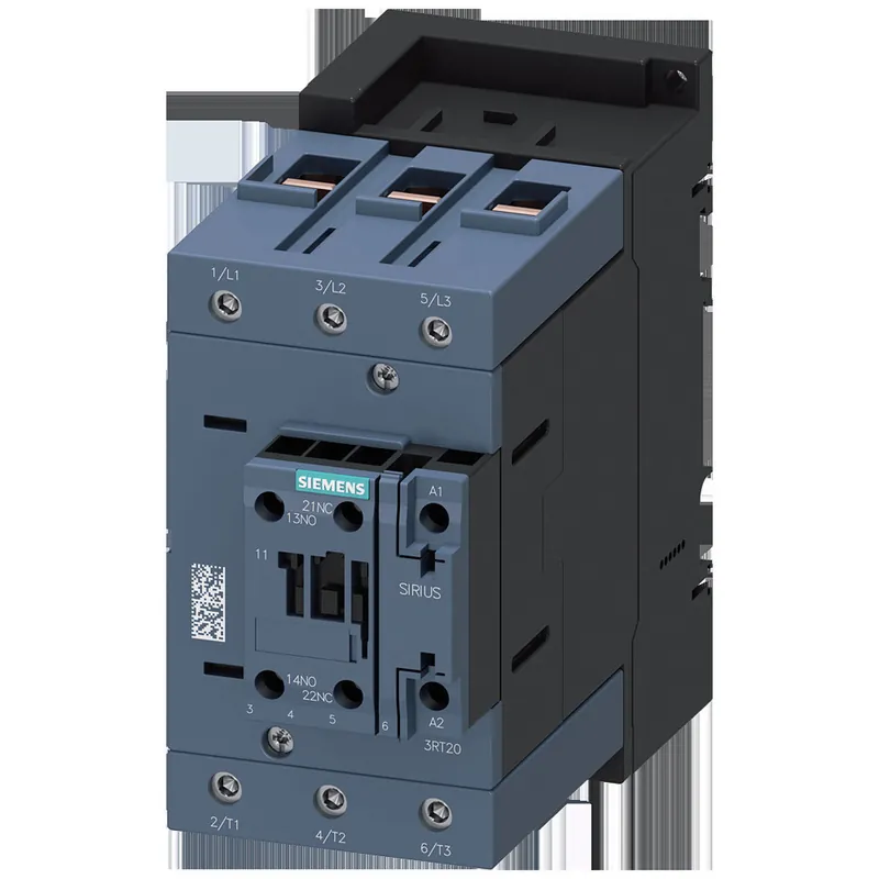 Siemens 3RT20461AK600UA0 Contactor AC3 45KW/400v 1NO+1NC 110VAC 50HZ/120v 60HZ Size S3