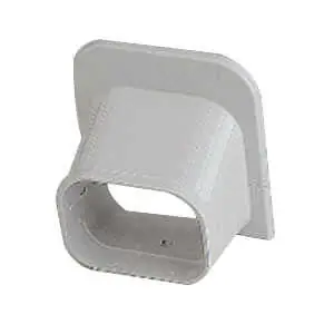 Rectorseal SP-100-W Slimduct Soffit Inlet 5-3/8 inches L x 5-3/8 inches W x 5-3/8 inches W