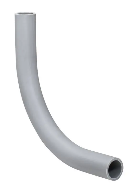 Topaz 1048 90 deg elbow, pvc, 3 inches