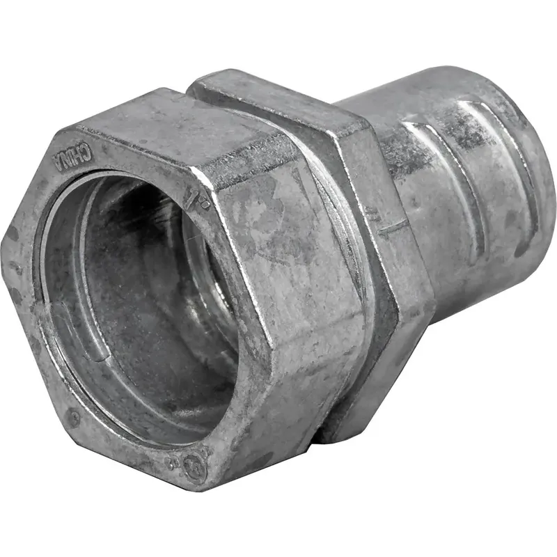 Topaz 132TZ 3/4 inches Zinc Die Cast Screw in Type Coupling - EMT Compression to Flex