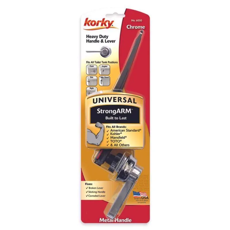 Korky 6050BP Strongarm Classic Style Chrome Tank Lever