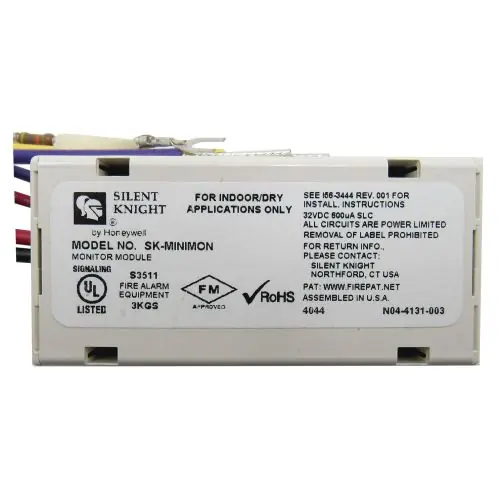 Silent Knight SK-MINIMON Addressable Mini Monitor Module for FACPs