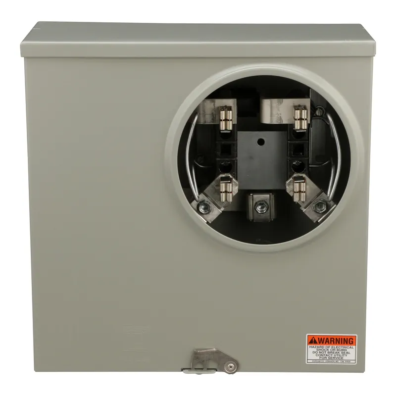 Square D UTRS223A 600 VAC 200 Amp NEMA 3R Underground Service Ringless Meter Socket