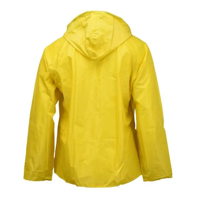 Neese 77001-00-1-YEL-2XL rain jacket with attached hood 2X-Large