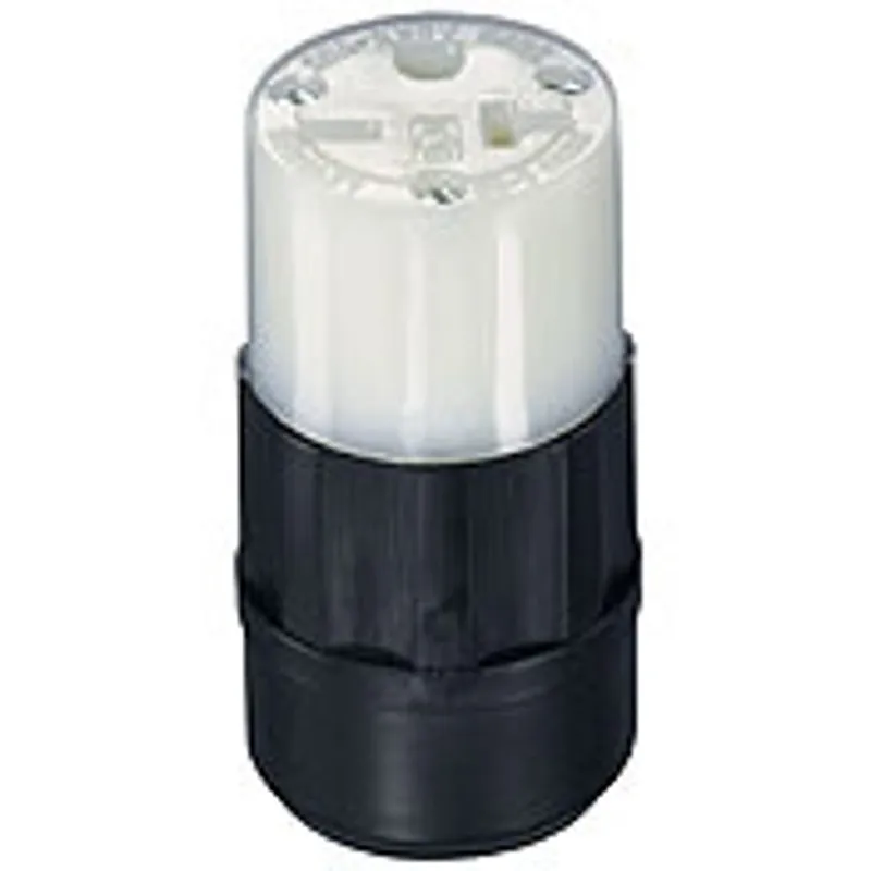 Leviton 5469-C connector straight blade 20 amp 250 volt