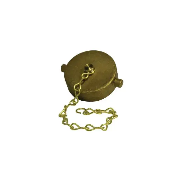 Midland Industries 444062 Fire Hose Cap & Chain 2-1/2 inches NST