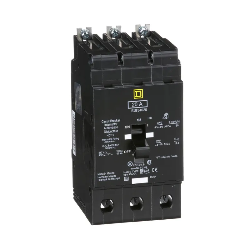 Square D EJB34020 miniature circuit breaker 20 amp