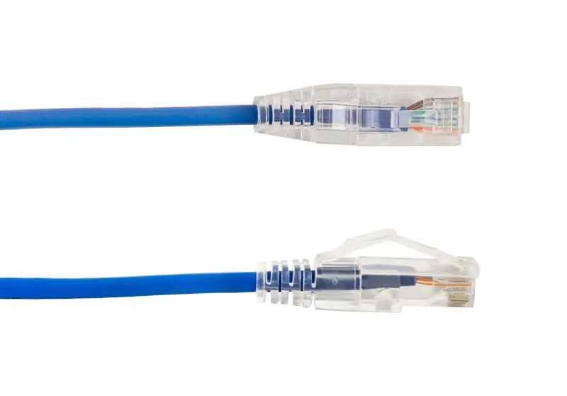 Vertical Cable 077-2011/05BL CAT6A Slim Type Patch Cord 0.5ft