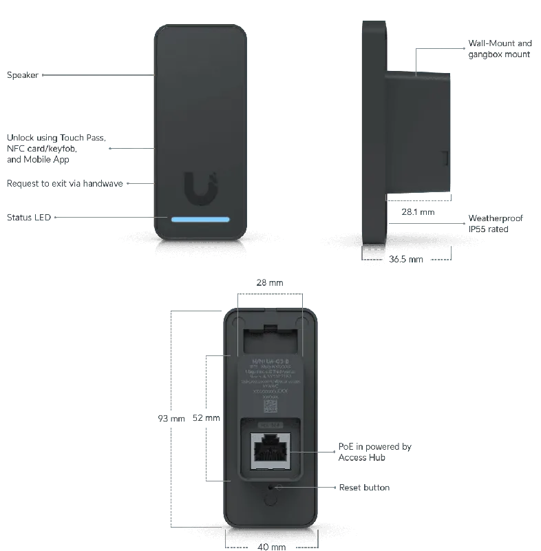 Ubiquiti UA-G3-B G3 Reader