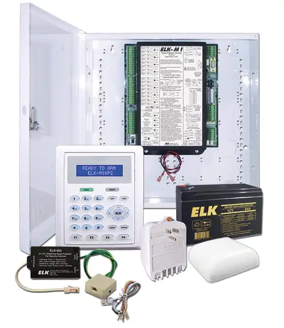 Elk Elk-M1GSYS4S M1 Gold Kit with Enclosure and M1KP2 Keypad