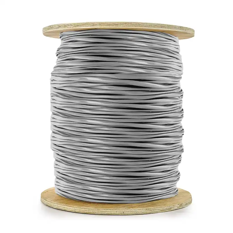 Genesis Cable 22091009 Multiconductor Shielded Cable, Riser 22-7 12/C CU CL2R/FPLR/CMR OAS GRAY GEN 1000 FT