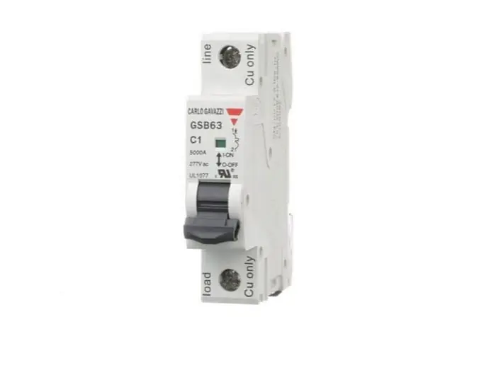 Carlo Gavazzi GSB631PC3 MCB UL1077 C 1P 3A