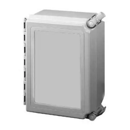 Nvent Hoffman A12106CHQRFG Continuous Hinge QR Cover Enclosure 4X, 12x10x6, Fiberglass