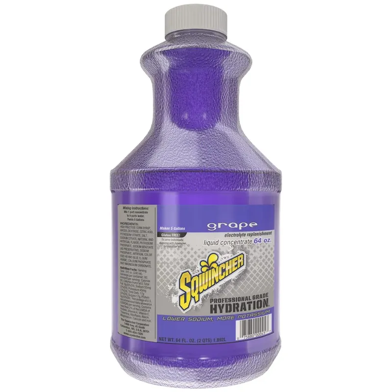 Sqwincher 030322-GR liquid concentrate - 5-gal grape liquid concentrate