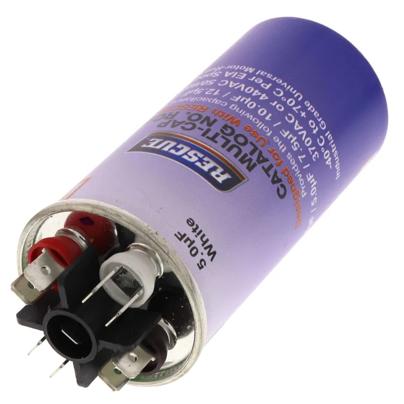 Us Motors RC20 20 MFD Rescue Round Multi Capacitor (440/370V)