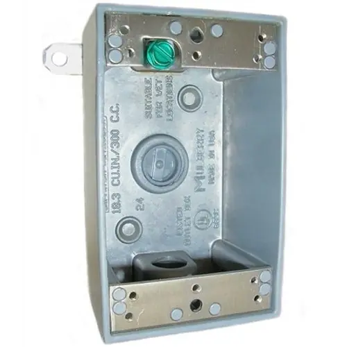 Mulberry Metal Products 30587 Weatherproof Box 4-3/4 inches Hubs