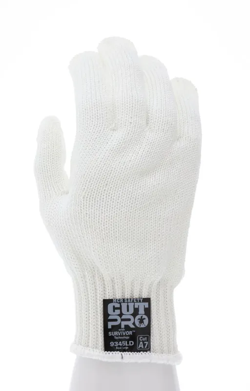 Mcr Safety 9345D Survivor Cut Resistant Work Gloves 7 Gauge Large