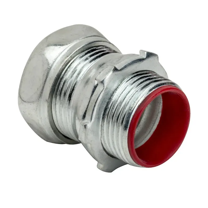Topaz 659SI 3-1/2 inches emt connector, compression with insulated throat, steel