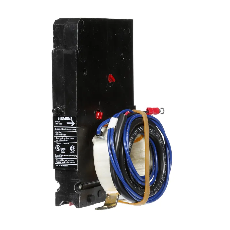 Siemens GF01ED60 30 mA Type ED Breaker Basic Ground Fault Relay Kit