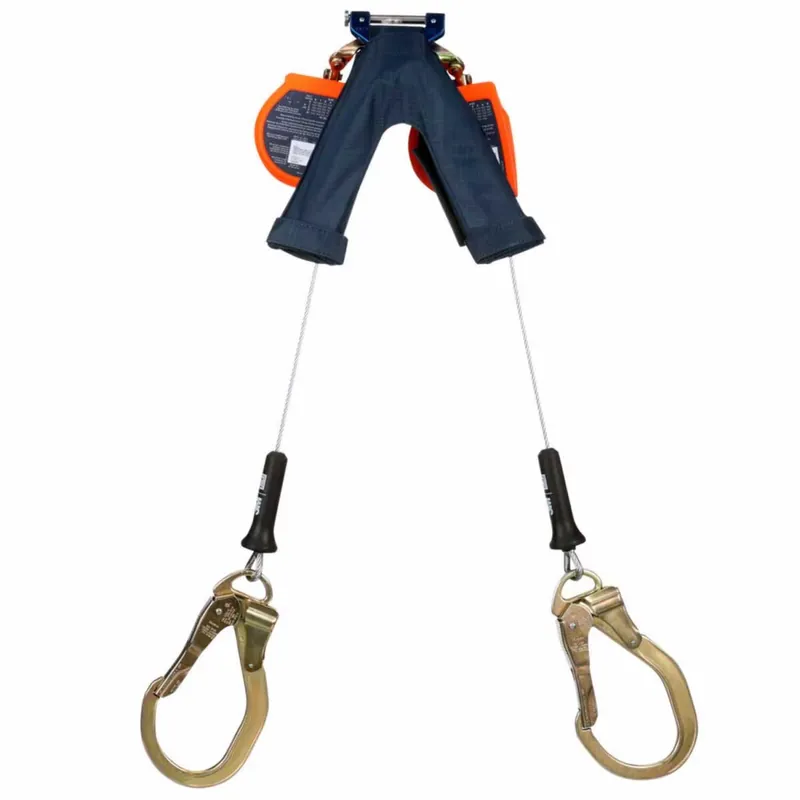 3M 3500276 DBI-SALA Nano-Lok Edge Twin-Leg Personal Self Retracting Lifeline, 8 feetL
