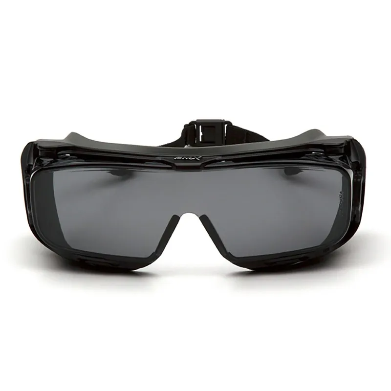 Pyramex S9920STMRG Cappture Plus Gray H2MAX Goggles With Anti-Fog Lens and Rubber Gasket