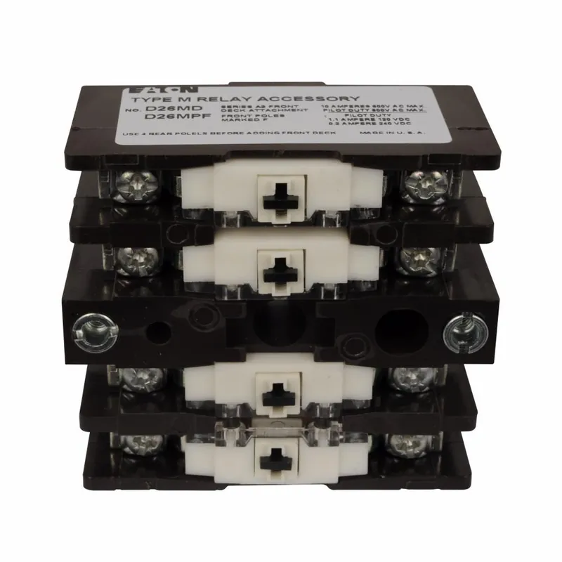 Eaton D26MD20 Front Deck For Type M Relay