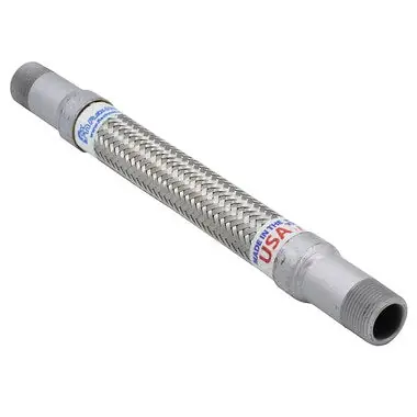 Flex-Hose S75-12 Hose Stainless Steel Flex 3/4 x 12 Inch