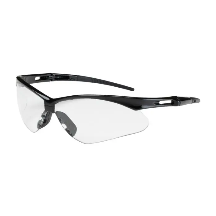 Pip 250-AN-10520 Anser Semi-Rimless Safety Glasses with Black Frame, Clear Lens and FogLess 3Sixty Coating