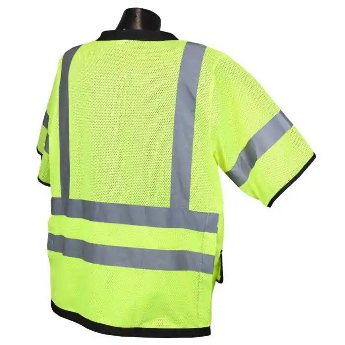 Radians SV59Z-3ZGD-M Class 3 Green Mesh Surveyor Vest with Zipper Medium