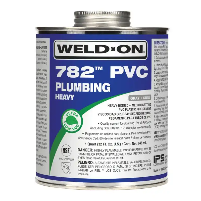 Ips Corporation 14022 1 Pint 782 Gray Pvc Cement