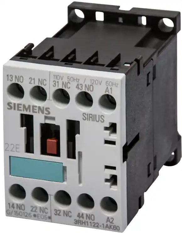 Siemens 3RH1122-1AK60 Contactor Relay 110/120 VAC