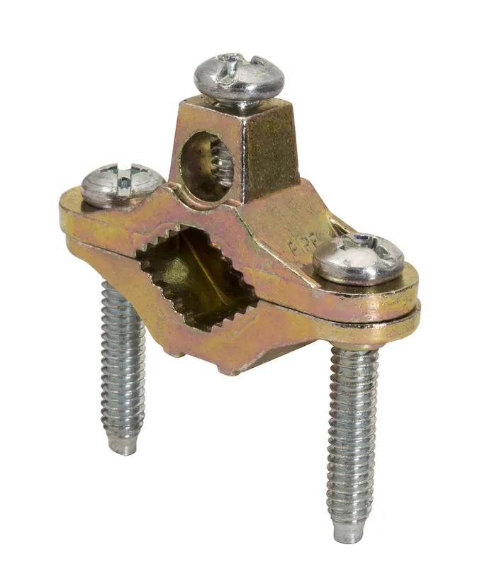 Topaz 620Z Ground Clamp for Bare Wire, Die-Cast Zinc, 1/2 inches - 1 inches