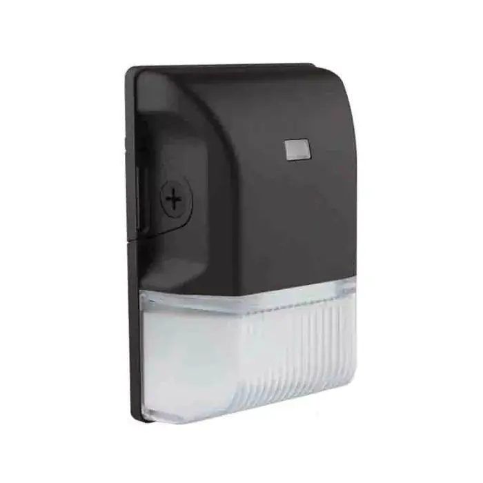 Satco 65-747 Black Wall Pack Light with Photocell 20W