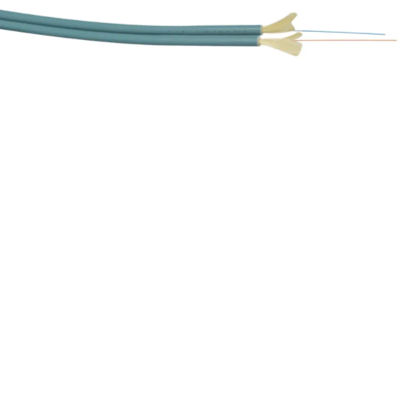 Cleerline Technology Group D50125MOM3P Teal Duplex OM3 Multimode Cleerline SSF Indoor/Outdoor Plenum Fiber Optic Cable Reel