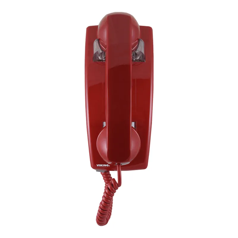 Viking K-1900-W-2RED Hot-Line Wall Phone