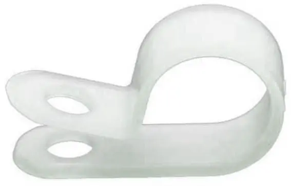 Dolphin Components DC-1N 1 inches Nylon Cable Clamp (100 Pack)
