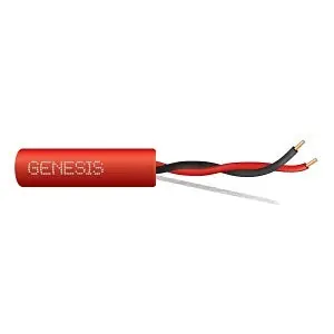 Genesis Cable 55041004 Fire Alarm Cable 14/1-Pair Solid Unshielded, NYC Certified, FPLP, 1000 feet